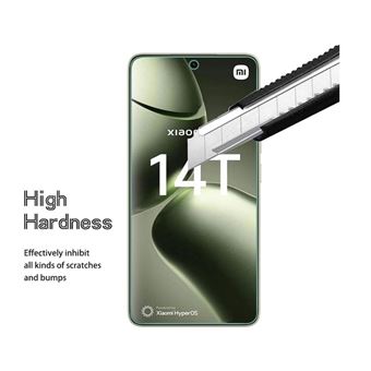 Lot De Films De Protection écran En Verre Trempé 9H Pour Xiaomi 14T Et 14T Pro - Transparent