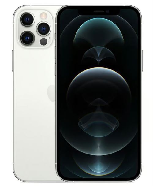 Apple iPhone 12 Pro 6,1'' 128 Go argent Reconditionné Nouvelle batterie