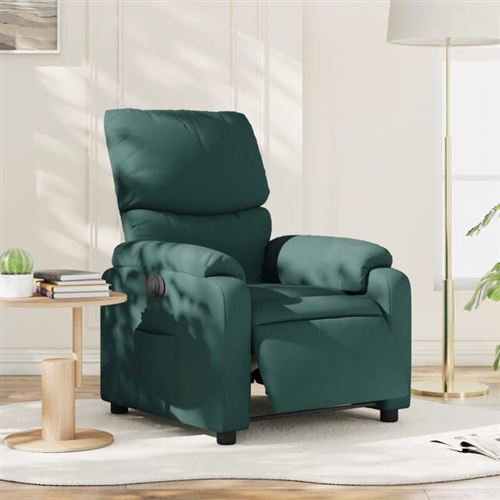 VIDAXL - Fauteuil de relaxation électrique - Vert - Image 3