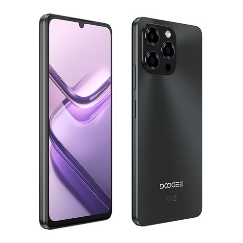 Smartphone Doogee Note 58 Pro 6.75 32Go 256Go Android 15 Telephone Portable dual sim 4G-Noir