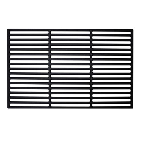 42x28cm Grille carrée Grille en fonte Fixation barbecue Grille de barbecue Camping