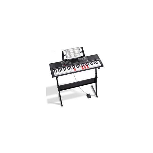 Non Communiqué Blanc Piano Numérique Portable Vevor Clavier 61 Touches Électrique Avec Support Réglable