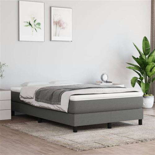 Non Communiqué Gris Matelas De Lit À Ressorts Ensachés Foncé 120X200x20 Cm