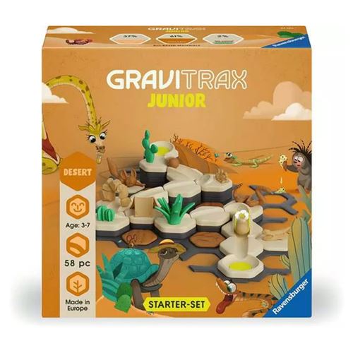 Non Communiqué Orange Circuit De Billes Starter Set S Ravensburger Gravitrax Junior My Desert 58 Pièces 3-7 Ans