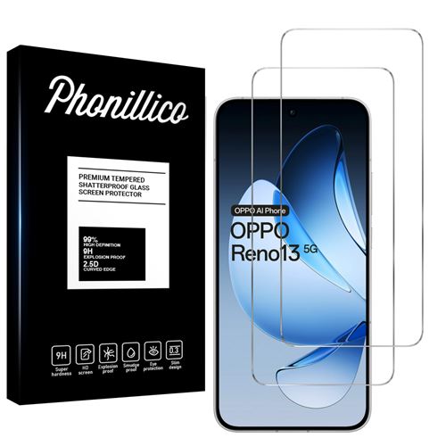 Verre Trempé pour Oppo Reno 13 5G [Pack 2] Film Vitre Protection Ecran Phonillico®