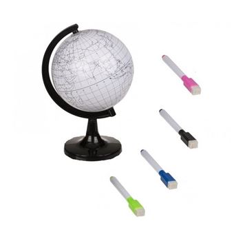 MNBVC Globe terrestre, 720 & deg; Globe terrestre éducatif de Plus Grande  Taille de Rotation Facile à Lire, Globe terrestre éducatif géographique de