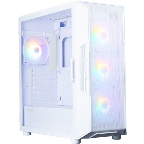 Boitier PC sans alimentation - i3 NEO V2 - I3NEOV2FRGBWH - Moyen tour - Format ATX - Blanc