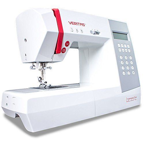 Veritas 1310Bessie Machine &agrave; coudre, plastique/m&eacute;tal, blanc/rouge, 42x 16x 30cm 