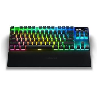 Clavier Mécanique Gamer SteelSeries Apex Pro TKL (2023) Noir, Rétroéclairé, Comme Neuf - Clavier QWERTY Anglais