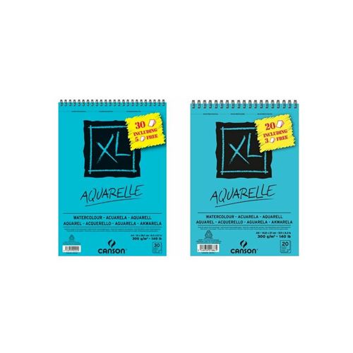 CANSON Bloc à croquis et études XL Aquarelle Promo, A5
