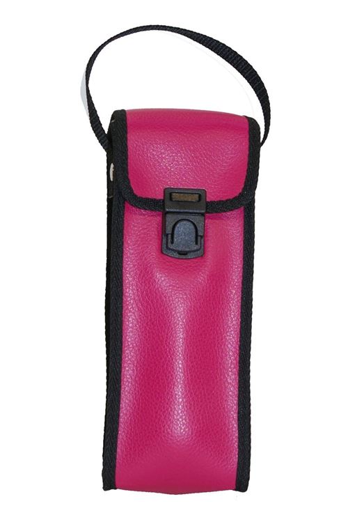 Maroquinor - Sacoche a poignee pour 3 boules de petanque - SS3-P - rose framboise