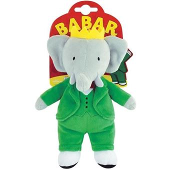 Babar Peluche Éléphant +/- 20 Cm - Jemini - Représentation Parfaite Du Roi Des Éléphants. - 1