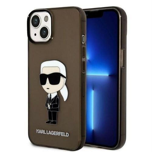 Karl Lagerfeld Noir Étui Pour Apple Iphone 14 Plus, Iml Ikonik Nft, Transparent - Image 4