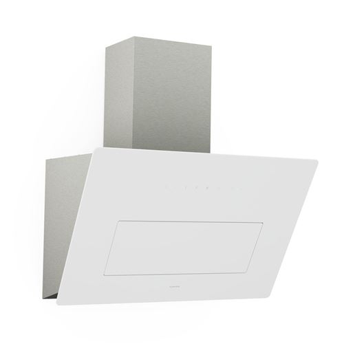 Klarstein Sleekair Hotte Aspirante 60 Cm A+++ 717M³/H Tactile Led Recyclage D'Air Ou Évacuation Blanc