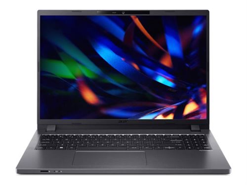 Acer TravelMate P2 16 TMP216-51G-TCO - Conception de charnière à 180 degrés - Intel Core i7 - 1355U / jusqu'à 5 GHz - Win 11 Pro - GF RTX 2050 - 16 Go RAM - 512 Go SSD NVMe - 16" IPS 1920 x 1200 - Gigabit Ethernet - Wi-Fi 6E - gris acier - clavier : F