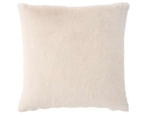 Non Communiqué Beige Oscar - Coussin - En Fausse Fourrure - 60X60 Cm