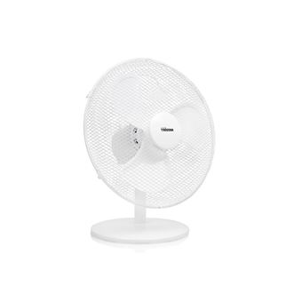 Ventilateur De Table 40 Cm - 45W - 3 Vitesses - Blanc - Design Classique - Pour Bureau, Salon, Chambre - 10