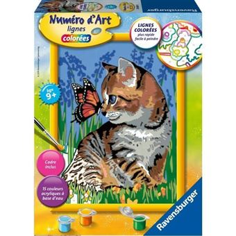 Numéro d'art - Cheval chatons - Coffrets Peinture Enfants