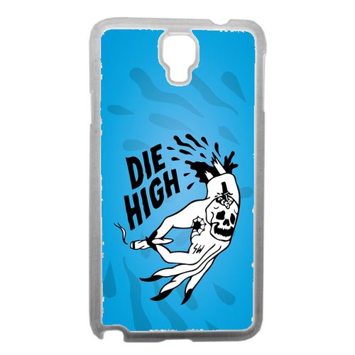 Coque Die High Fond Bleu Compatible Samsung Note 3 Neo Transparent