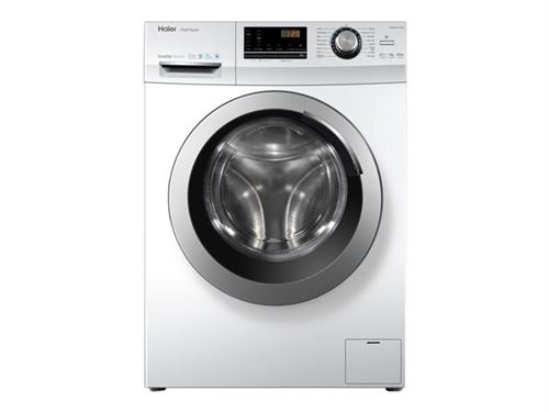 Haier Hatrium Hw90-Bp14636 - Machine À Laver - Largeur : 59.5 Cm - Profondeur : 55 Cm - Hauteur : 85 Cm - Chargement Frontal - 55 Litres - 9 Kg - 1400 Tours/Min - Blanc