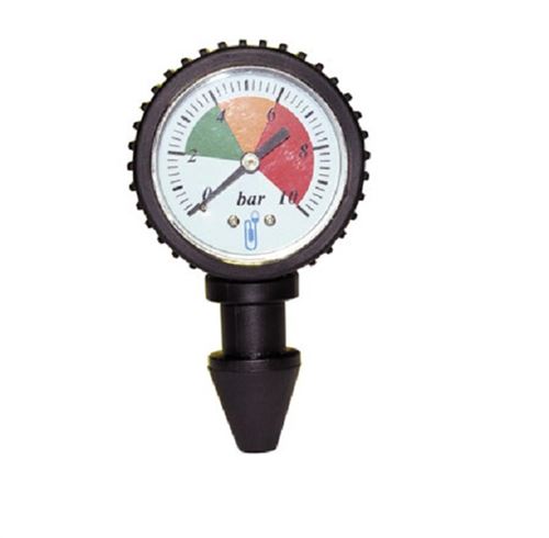 Générique Blanc Manomètre Pour Robinet - Cadran Gradué De 0 À 10 Bar Diff