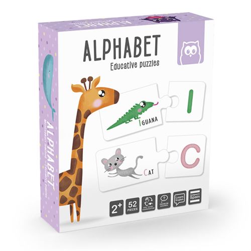 Alphabet puzzle éducatif Eurekakids pour enfants de 2 à 5 ans