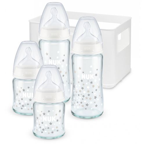 Coffret 4 biberons First Choice+ Verre