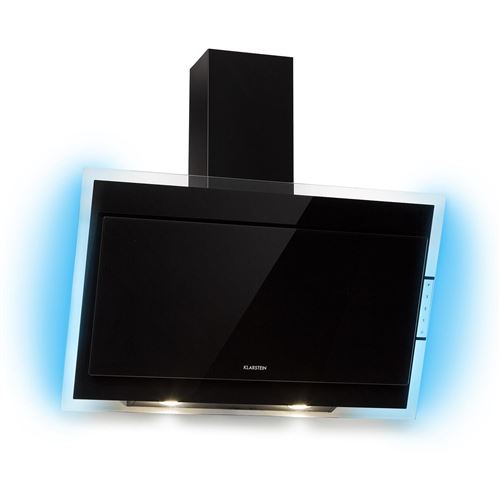 Klarstein Mirage 90 Hotte Murale Aspirante 90Cm 550 M³/H Classe A++ - Noir