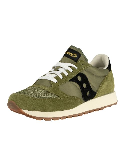 Saucony Pour des hommes Jazz Original Vintage Trainers, vert41 EU