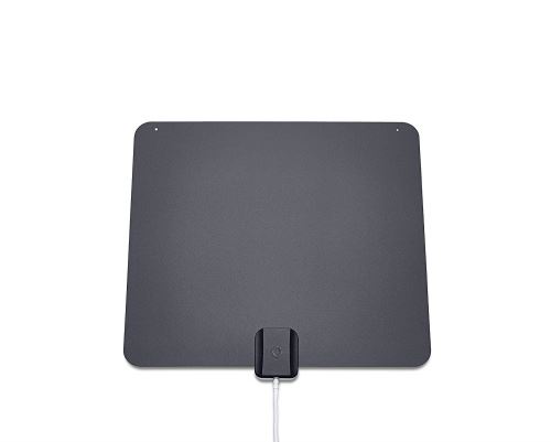 Oehlbach Xxl Razor Plat (ultra Plat Antenne T2/dvb-t Hdtv Dvb-t Avec Alimentation Par Usb) Noir/gris