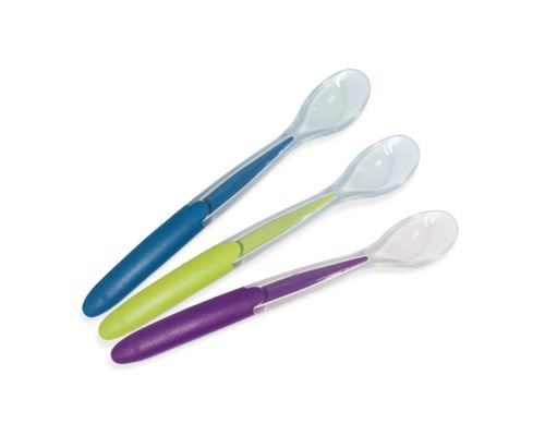 Lot 3 cuillères douces silicone - nuk