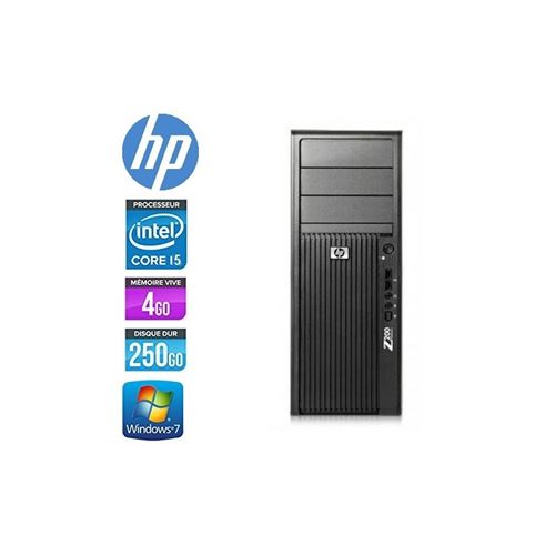HP Workstation z200 - Core i5 650 3.2 GHz - 2 Go - 250 Go
