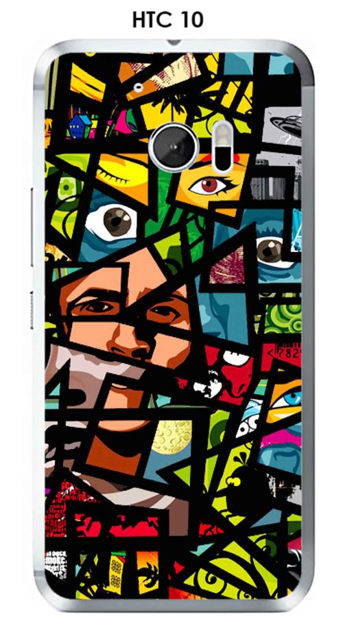 Coque HTC 10 design mosaic
