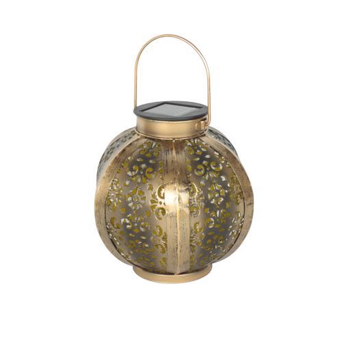 Jardin Solaire Décoration Extérieure Pelouse en Métal Étanche Lumière Ornement Djzs788