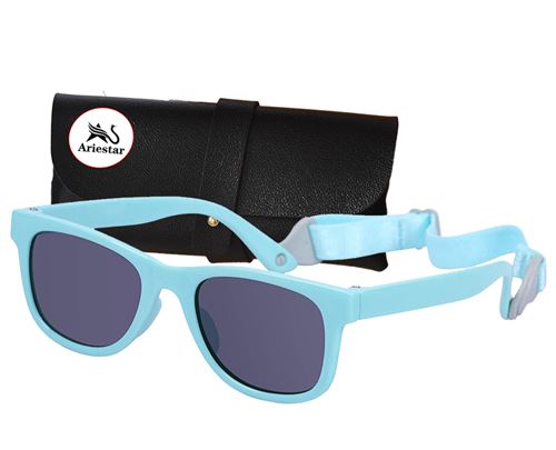 Lunettes de soleil bébé bandeau Bleu 2-8 ans