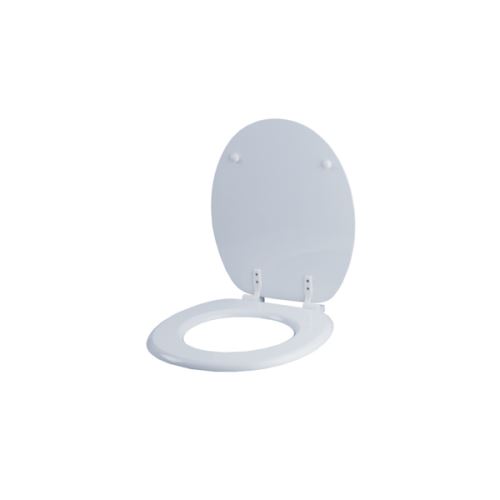 ABATTANT WC EN MDF BLANC - MEDIAL - Blanc - 4 Kg - MDF
