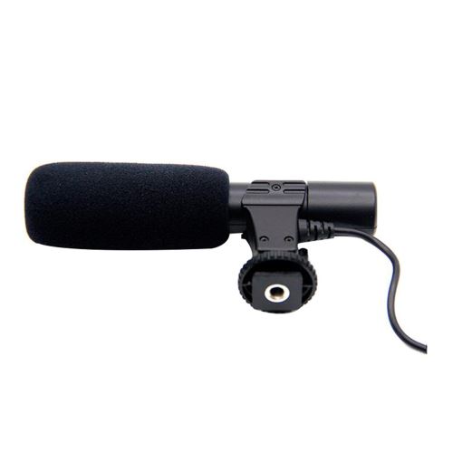 Mic-01 Dv / Microphone Stéréo pour Canon Nikon Caméscope Appareil Photo Reflex Numérique