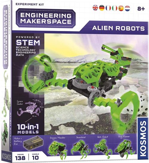 Kosmos set expérimental Alien Robots junior 138 pièces