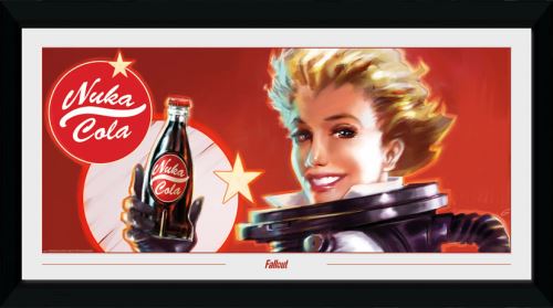 Photographie encadree Fallout Nuka Cola Ad 50x100cm