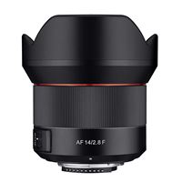 Samyang 14mm Vast Brandpuntafstand Lens f/2.8 AF Zwart voor Nikon F