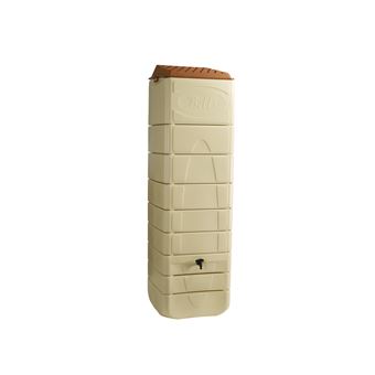 Récupérateur Deau De Pluie Mural 650 L Beige Kit Raccord