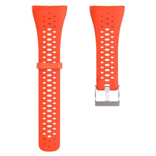 Bracelet de montre Compatible avec Polar M400/M430 20mm, Gel de silice - Orange