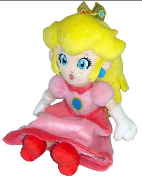 Sanei Super Mario Peluche Princess Peach 26 Cm Officielle - Image 3