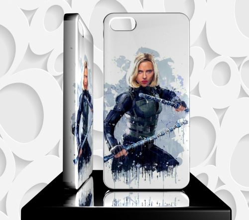Coque Design Iphone 5S AVENGERS La Veuve Noire - Réf 107