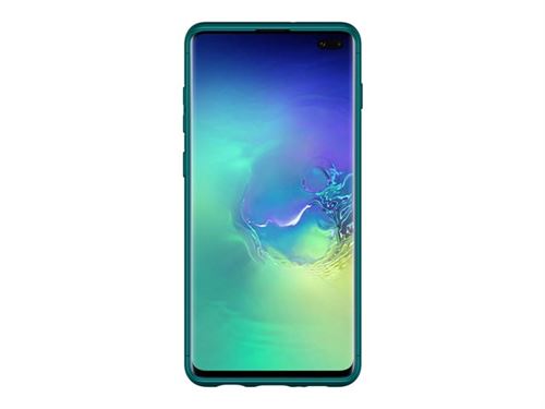 Spigen Thin Fit Series Classic - Achterzijde behuizing voor mobiele telefoon - polycarbonaat - groen - voor Samsung Galaxy S10+