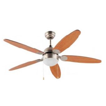 Ventilateur de plafond avec groupe lumineux FM VT-130 brun - 1