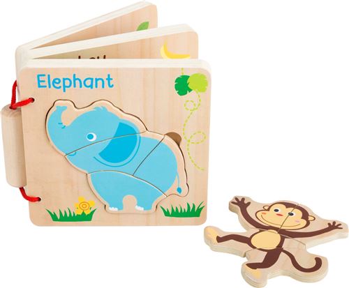 Small Foot livre puzzle animaux junior 12 x 12 cm