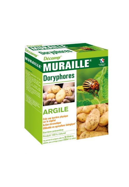 argile blanche contre les doryphores adultes