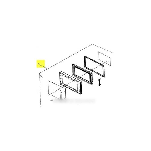 Porte complete pour micro ondes brandt
