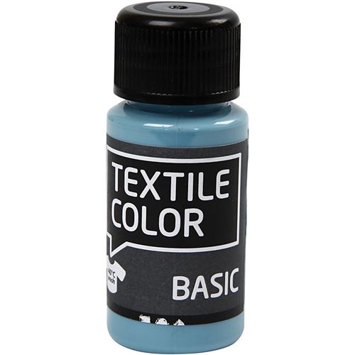 Creotime peinture textile Basic 50 ml bleu clair